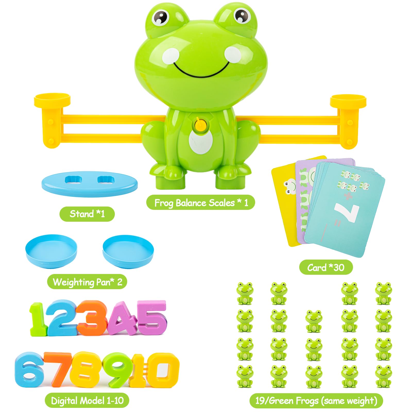 Frosch Balance zabawka do liczenia, fajna matematyka, gra edukacyjna dla chłopców i dziewczynek
