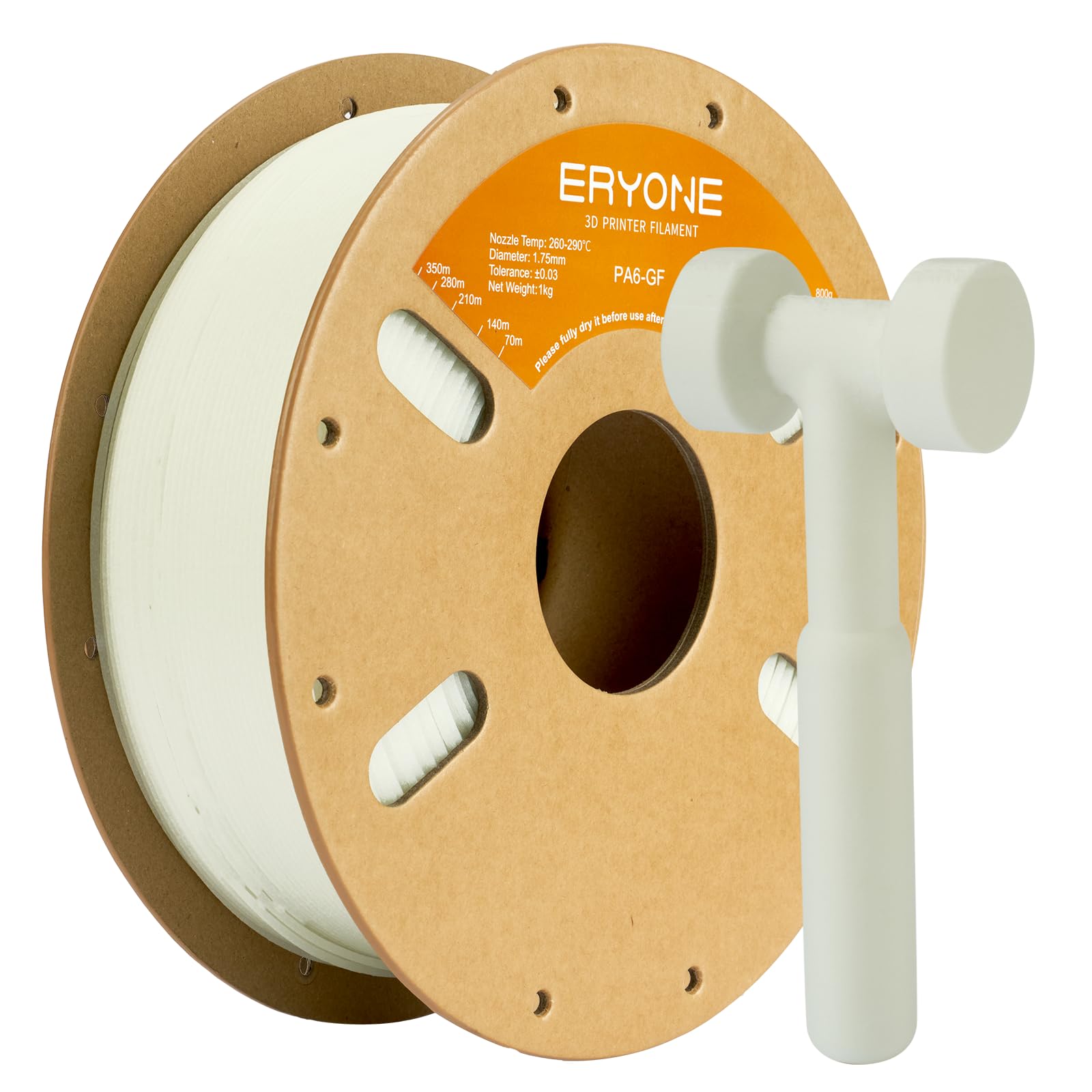 ERYONE Carbon Fiber Filament 1.75mm +/- 0.03mm, 3D Printing Filament, Fit Most FDM Printer