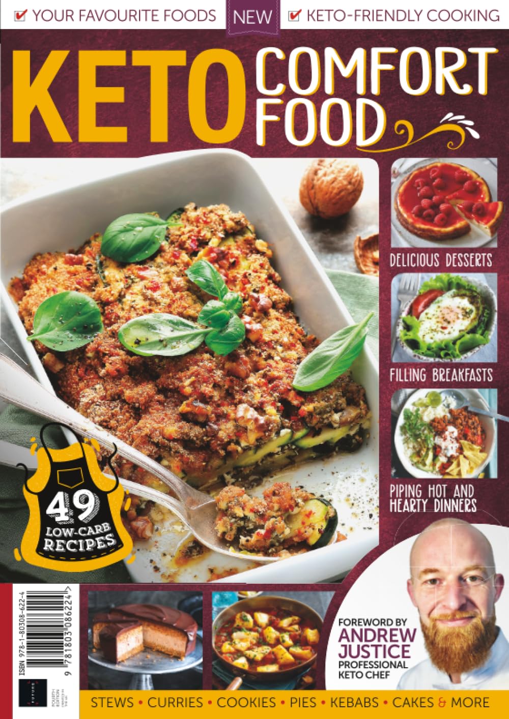 Keto Comfort Food: 50 Easy-To-Follow, Delicious Recipes!: 49 Low-Carb Recipes
