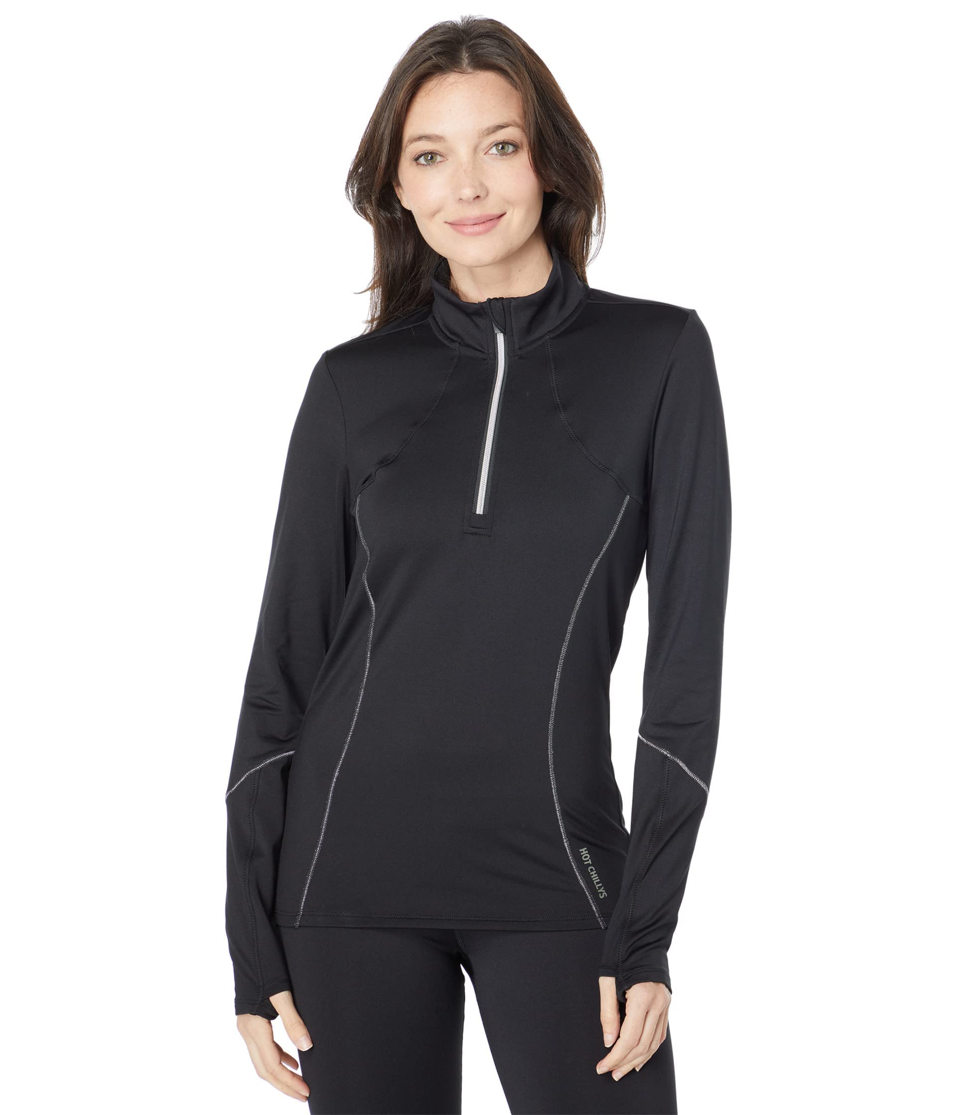 Hot Chillys Elite Meta Zip-T Midweight Body Fit Midlayer für Damen