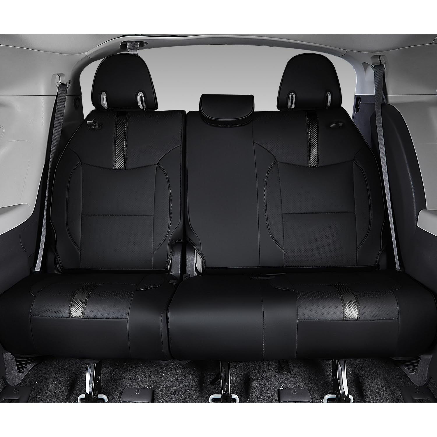 PTYYDS Funda de asiento de coche compatible con Toyota Sienna 2021-2023, protector de asiento de coche de repuesto para Sienna XLE 7 asientos Woodland Edition, XSE, accesorios Platinum (fibra de