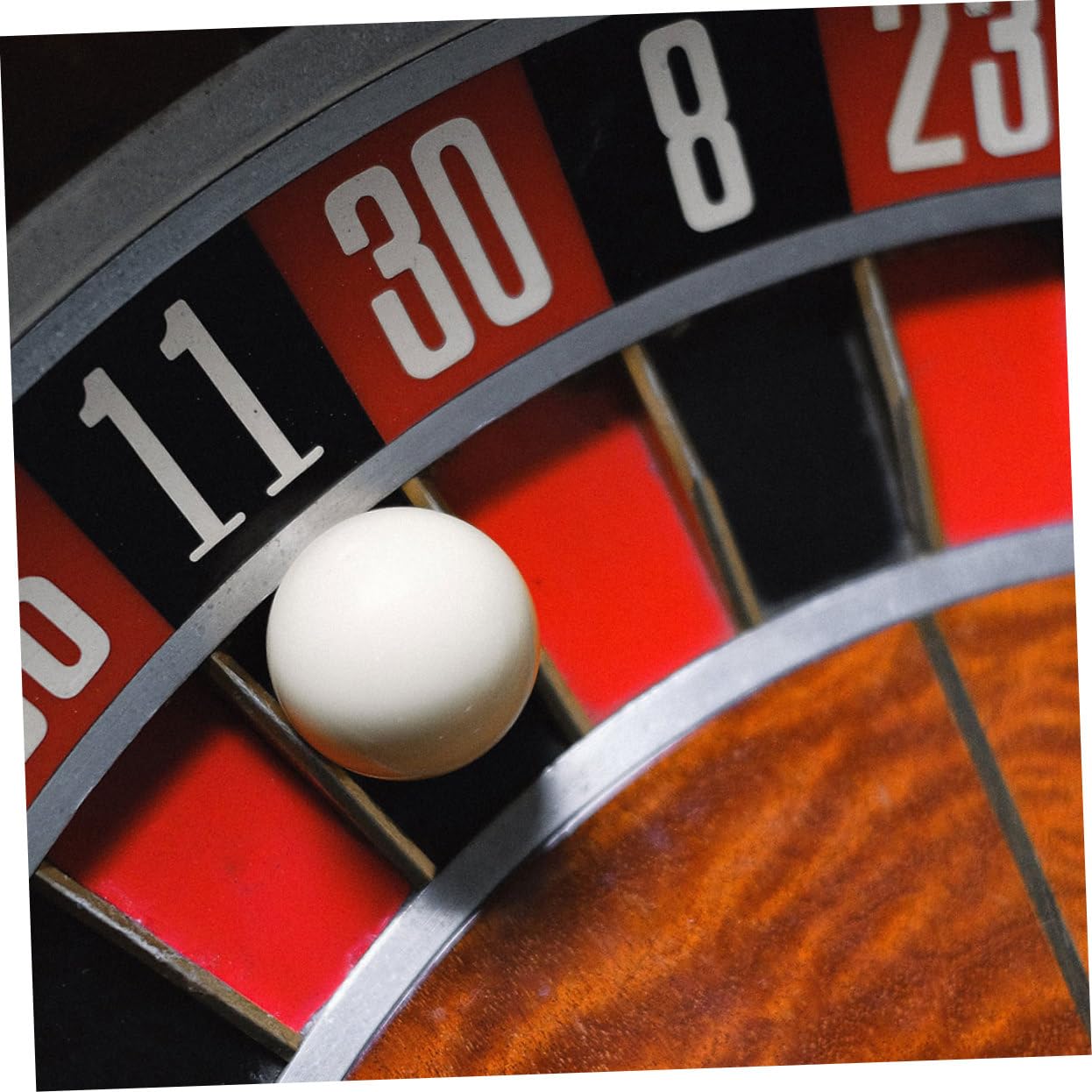 ibasenice Roulette Wheel Beads Set Resin Wheel Beads for Poker Modern Sophisticated for Games