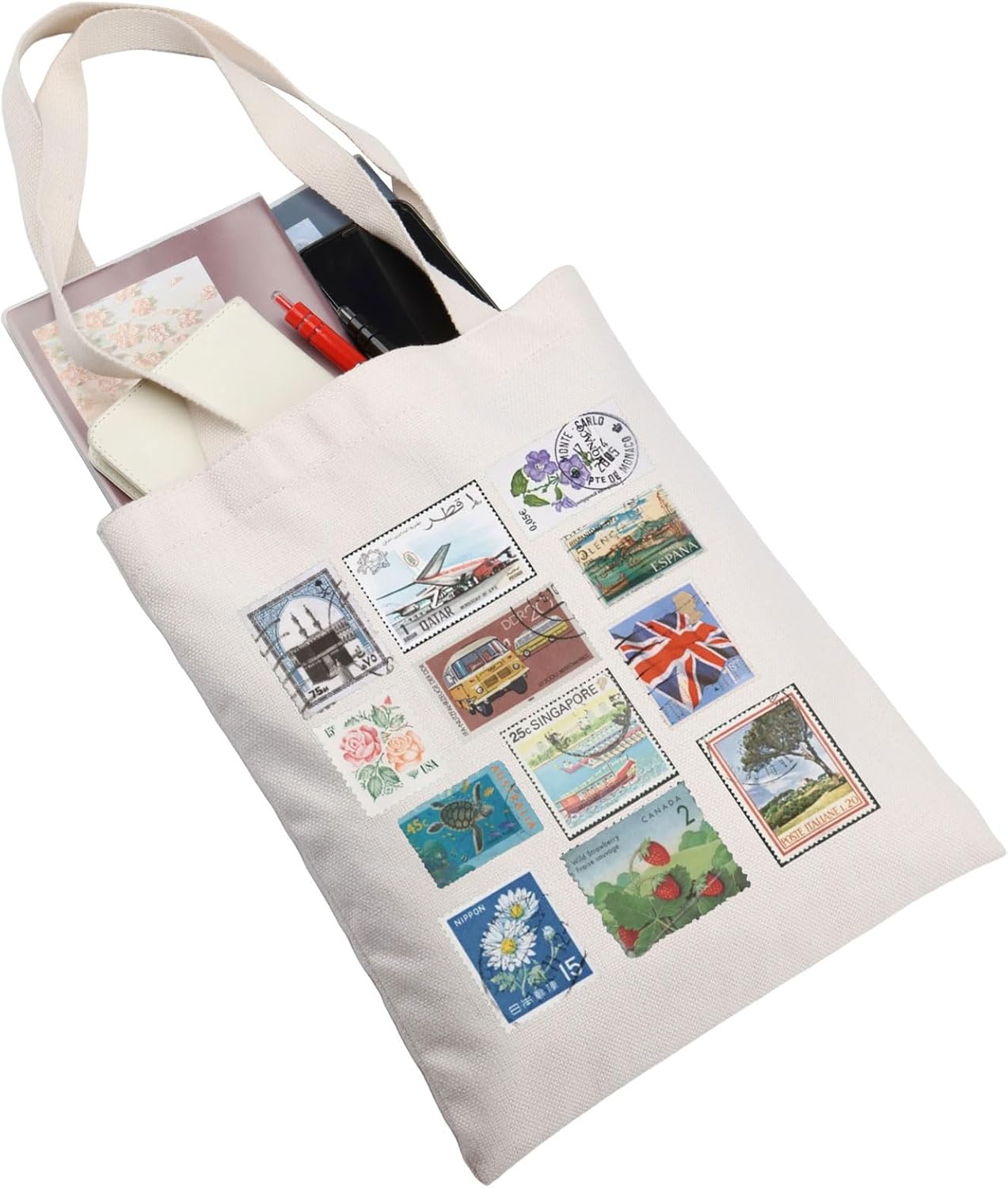 G2TUP Racing Tote Bag Racing Driver Gifts Country Stamps Car Racing Shoulder Bag Racing Lover Gifts Race Day Gifts - Image 4