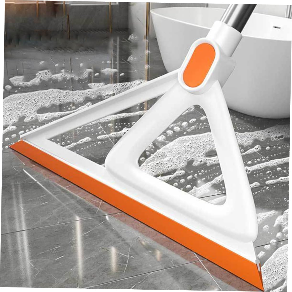 Floor Cleaning Squeegee Broom Lightweight Detachable Tile Cleaner for Home Multi Surface Use Floors and Mirrors Space Saving Design Easy Storage image 3