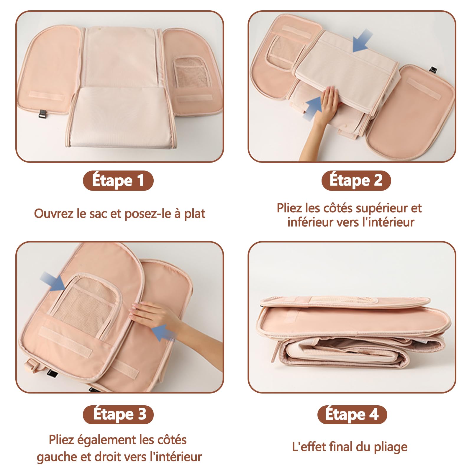 Galatée Sac à Dos pour Chien à roulettes, Poussette pour Animaux avec Fenêtres d'Aération en Filet, Sac à Dos Chat, Idéal pour Les Voyages, La Randonnée Et Les Activités De Plein Air(Rose)