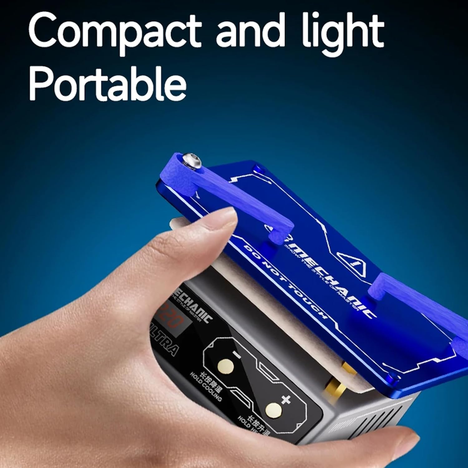 Universal Preheating Platform With 2Pcs Tweezers,110V Mini Soldering Hot Plate Desoldering Station,Mobile Phone Motherboard Layered Bonding Glue Removal Dot Matrix Repair Heater Portable Heating Table