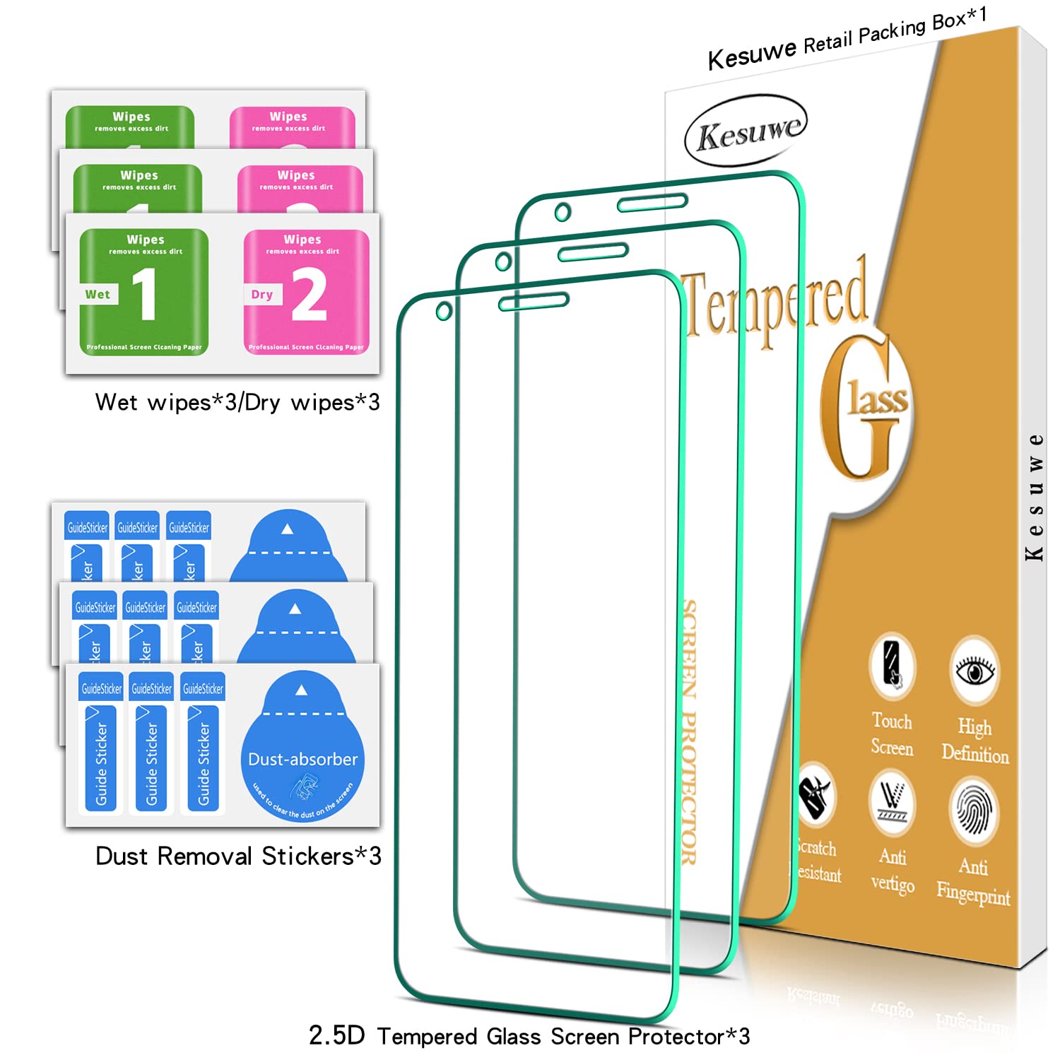 JETech Cover con Pellicola Protettiva per Google Pixel Watch 3 (2024
