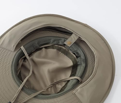 Miniatura 41 de Home Prefer Sombrero para sol para el aire libre con protección UV, secado rápido, unisex con solapa para proteger el cuello Gris cenizo
