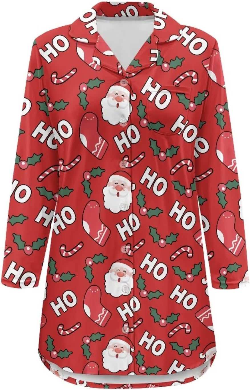 Women 2 Piece Pajamas Set Soft Comfy Sleepwear Christmas Pajama Loungewear Shirt with Pants Nightwear Fall Outfits