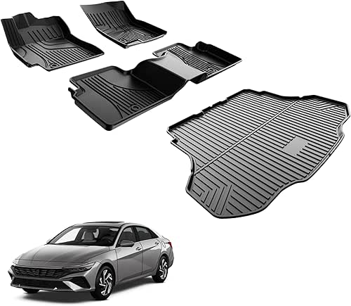 Floor Mats Set Compatible with Hyundai Elantra Elantra N 2021-2025