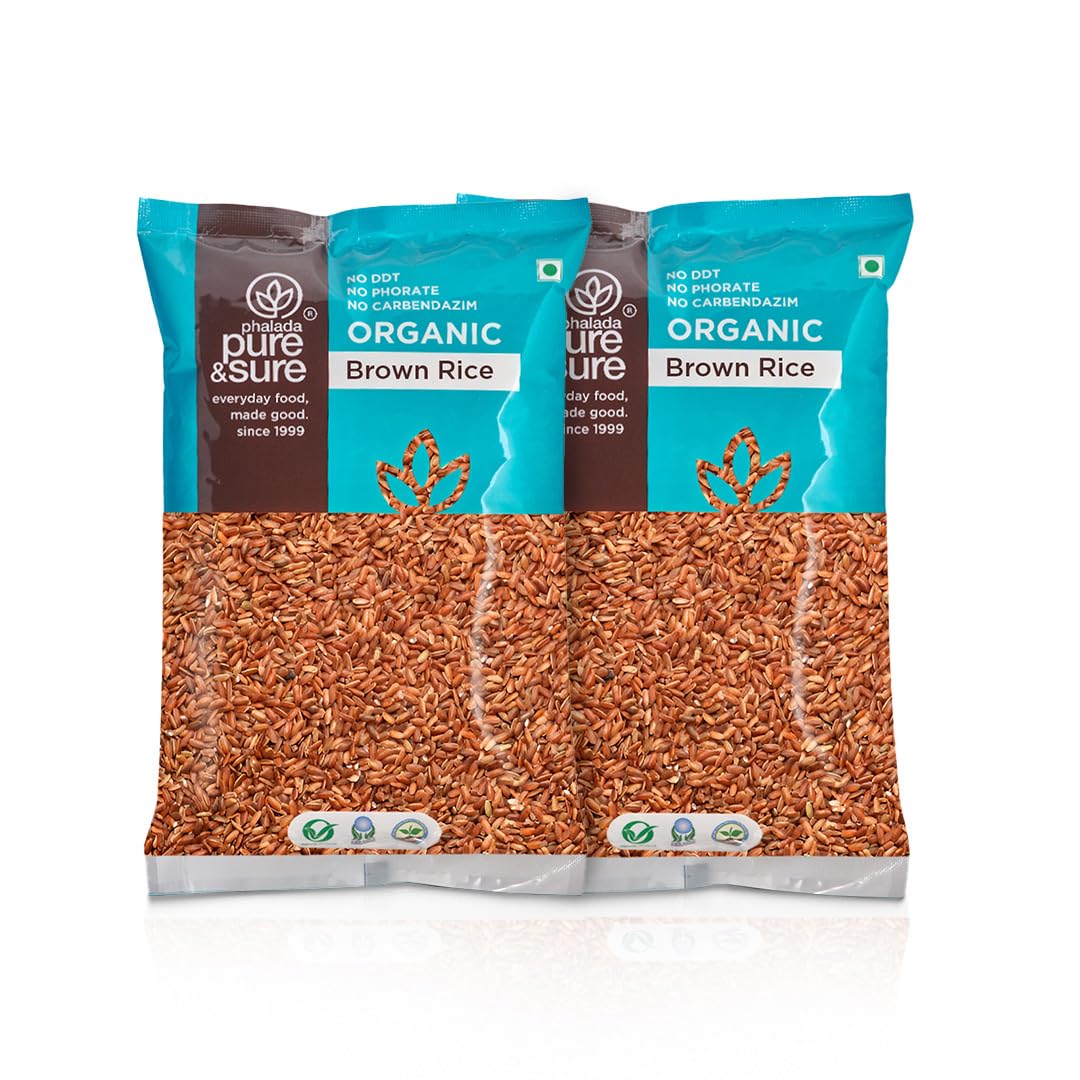 Pure & Sure Organic Brown Rice 2Kg | 100% Naturally Processed ...