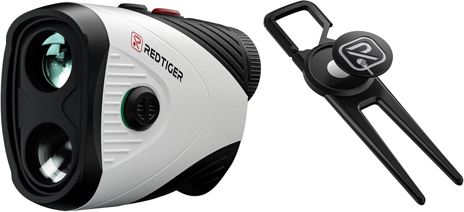 REDTIGER Golf Rangefinder with Extra 4-in-1 Golf Metal Divot Tool