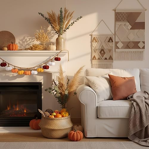 Miniatura 4 de 20 calabazas de punto, mini calabazas de ganchillo, decoraciones de otoño de Acción de Gracias, decoración de otoño, relleno de cuencos de 2