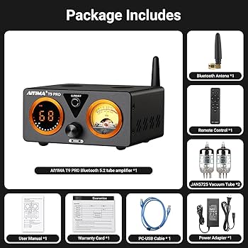 Amazon.com: AIYIMA T9 PRO 200W Bluetooth Amplifier HiFi