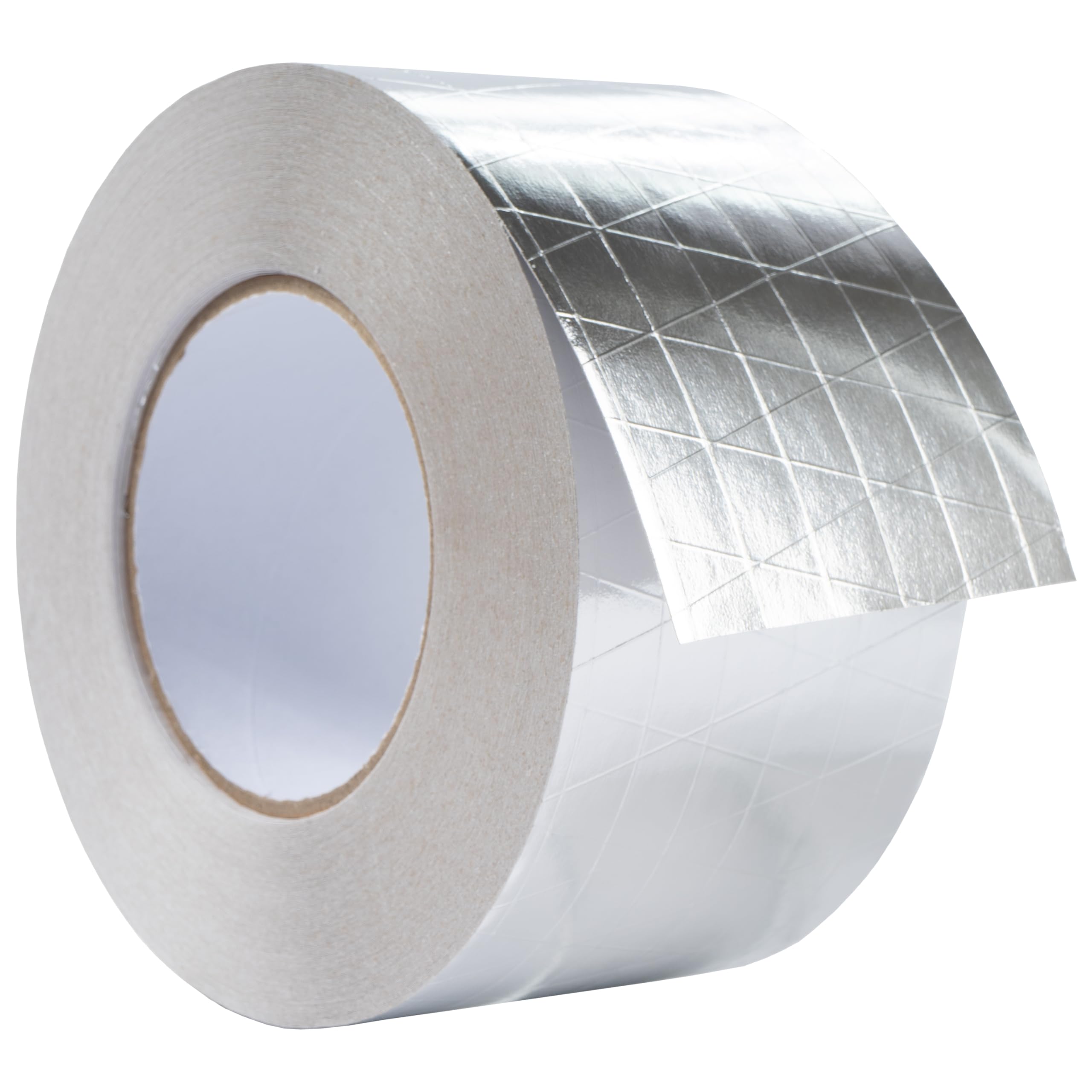 Repa Market 75 mm x 50 m di nastro in alluminio con rete – forte colla isolante in metallo, resistente all'acqua, resistente alle temperature per HVAC, aperture di ventilazione, canali, perdite di
