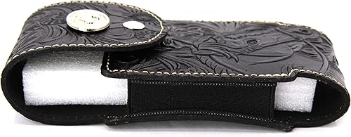 Miniatura 6 de West Star - Funda universal de cuero para teléfono celular con cierre magnético para cinturón, 6 x 3 pulgadas, Bullrider BK 342C