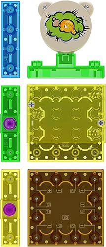 Miniatura 6 de E-Blox Kit de circuito STEM de bloques de construcción, construye tu propia máquina de eructos y pedos, añade sonidos divertidos a proyectos de