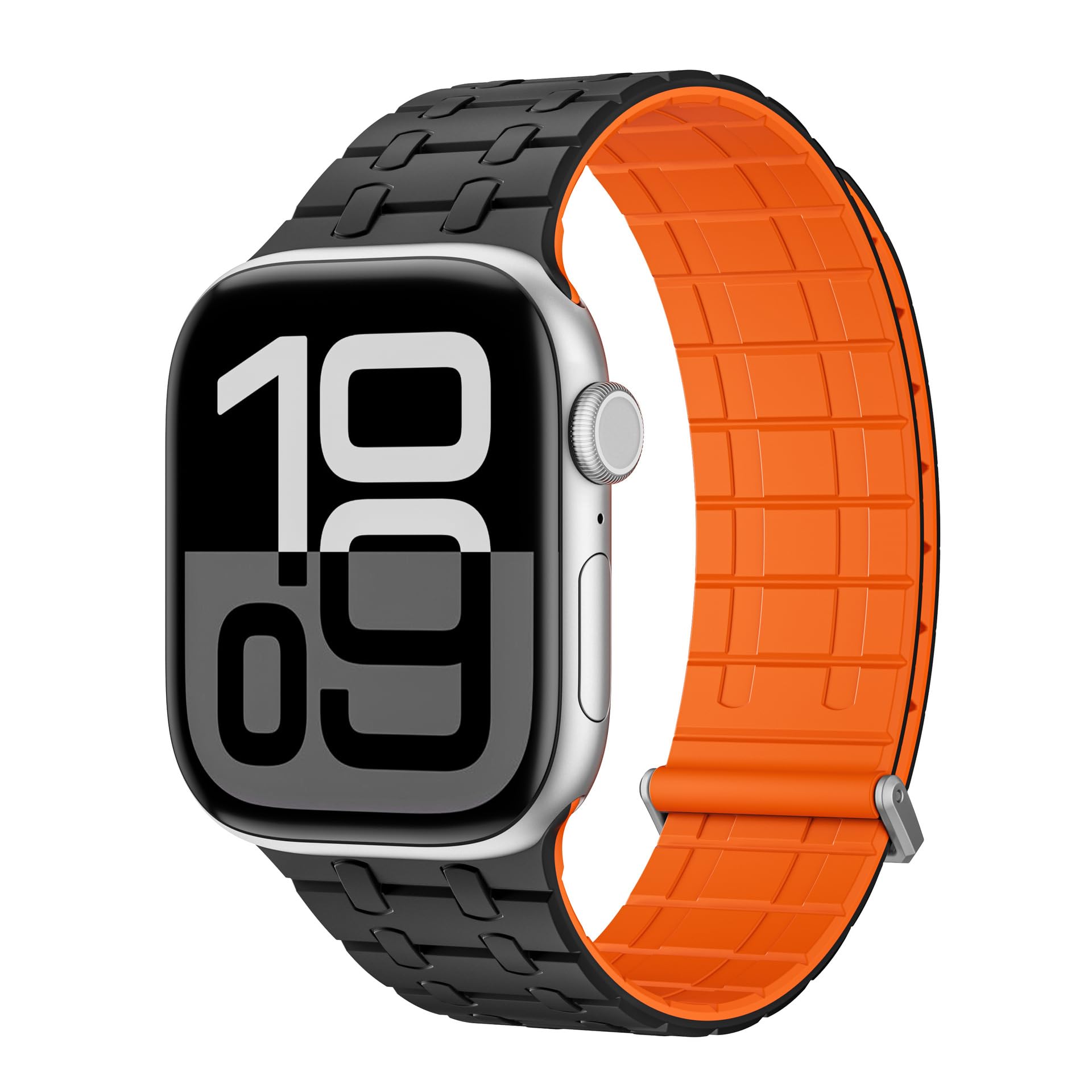 JDIME Per Apple Watch band 49mm 46mm 45mm 44mm 42mm Cinturini magnetici in silicone 10th Cinturino in silicone impermeabile