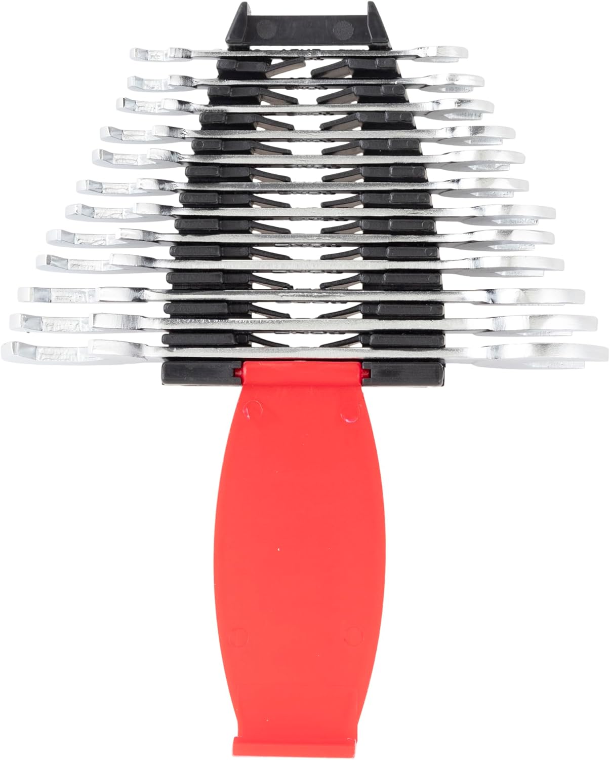 TONE Thin Type Spanner Set DSTO1200P Red/Black 12-Piece