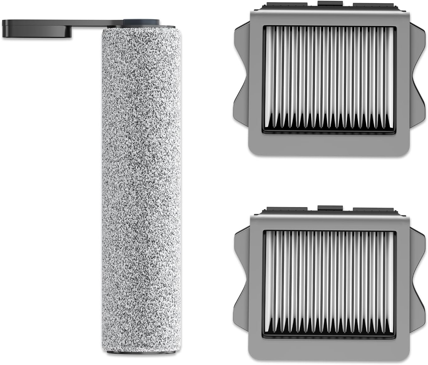 Replacement Brush Rollers and Filters Compatible with Tineco S5 Serise Cordless Wet Dry Vacuum Cleaner, Accessories inclue 3 Filters & 3 Brush Rollers, Efficient Replacement Part for Clean Floors (6)