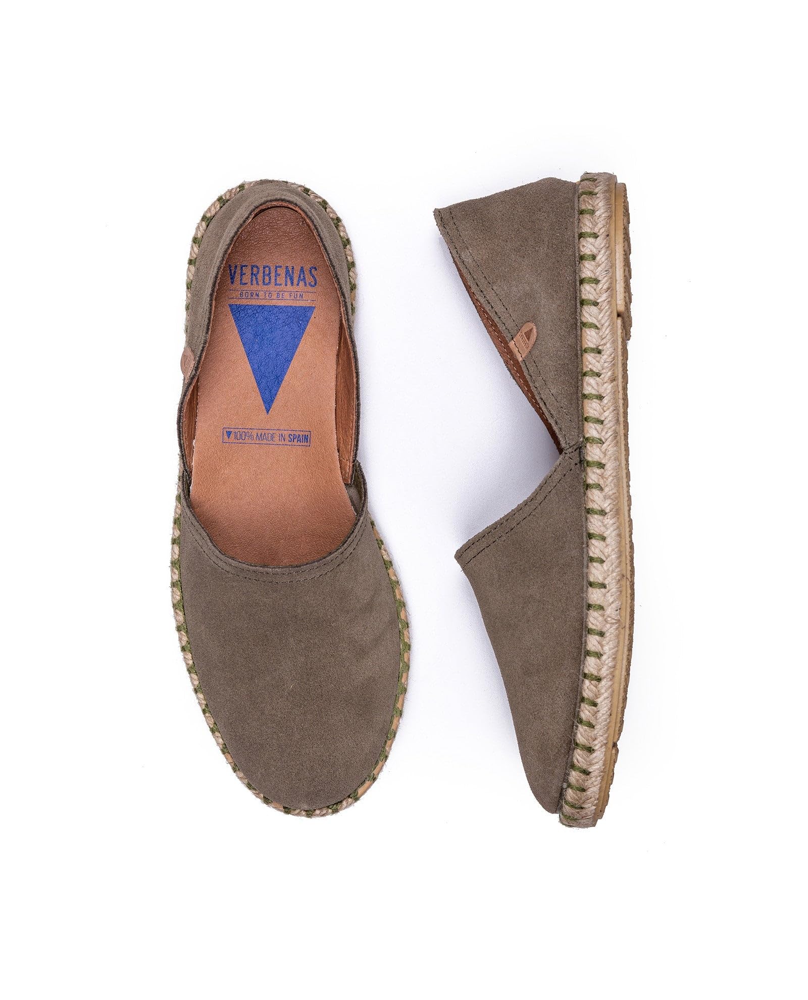 VERBENAS Espadrillas Carmen Serraje Kaki