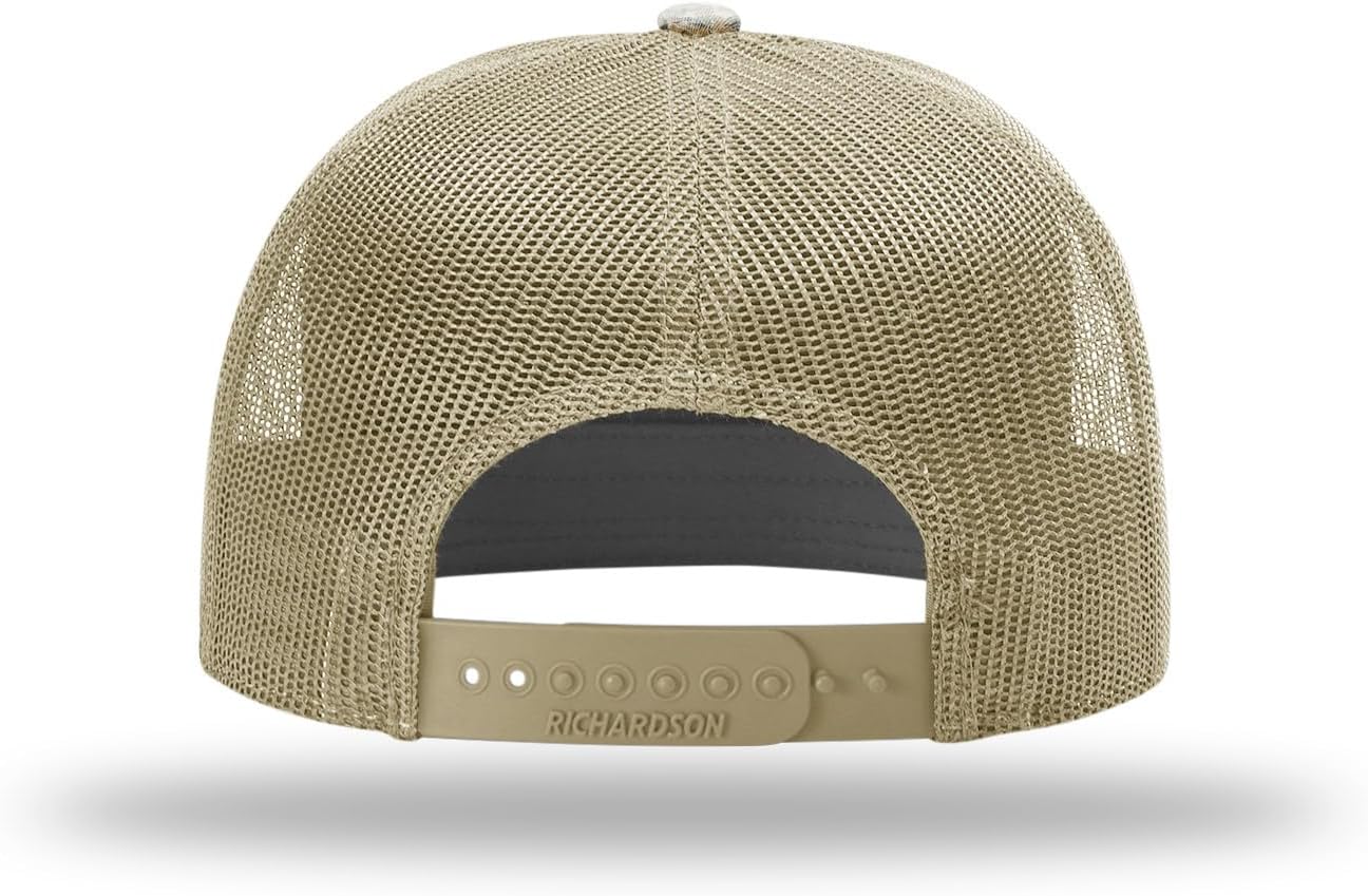 Richardson 168 168P Hat 7-Panel Trucker Cap Hi-Pro Snapback Cap Camo Hat Adjustable Baseball Hat Blank Hat Bulk Hats - Image 4