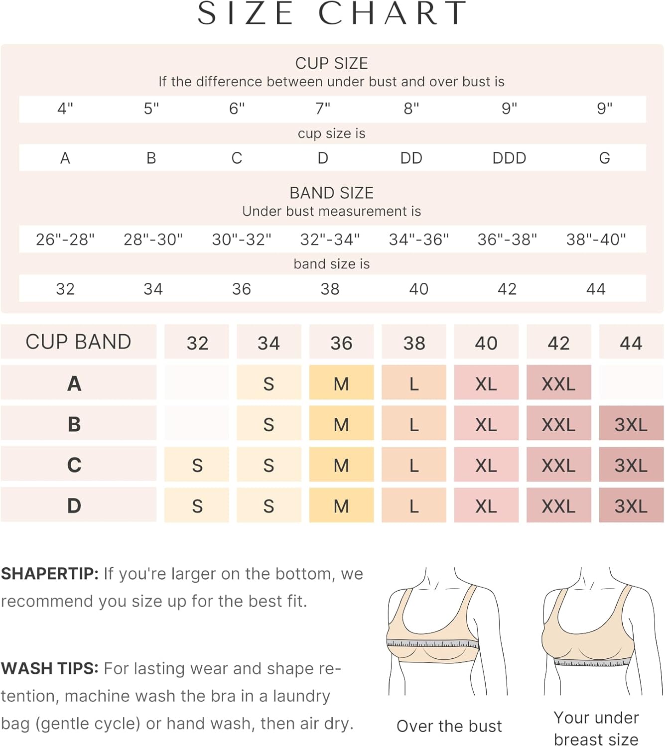 SHAPELLX Wireless Bras for Women Supportive Bras No Underwire Seamless Comfortable Everyday Bralettes V Mesh Push Up Bra - Image 6