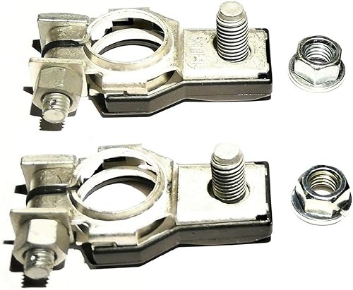 Juego de terminales de batería negativo positivo compatible para Nissan Altima Maxima Rouge Sentra Murano 243407F000 243407F001 reemplazo para