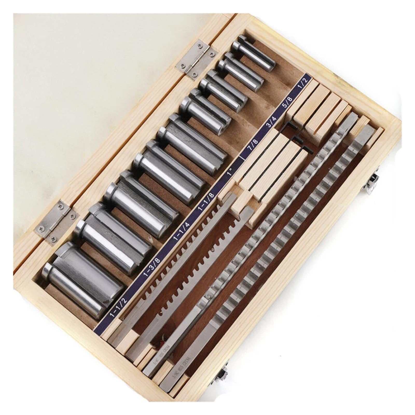 Juego de 18 brochas HSS for chavetero (B-4 mm, B-5 ​​mm, C-6 mm y C-8 mm), herramientas de corte for torno CNC. para trabajos mecánicos