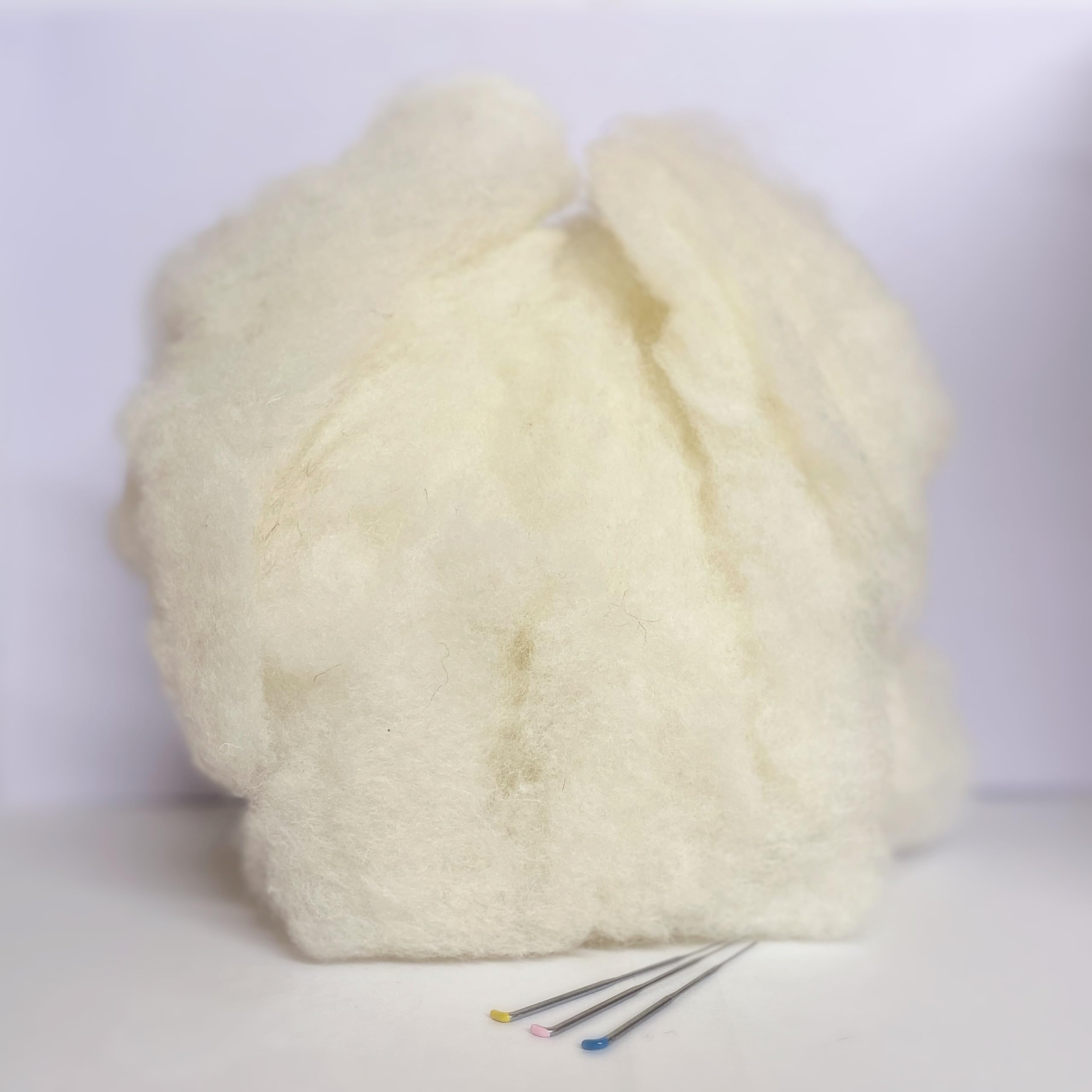 Needle Felting Wool Carded Core Wool 100 Grams 100% British Wool