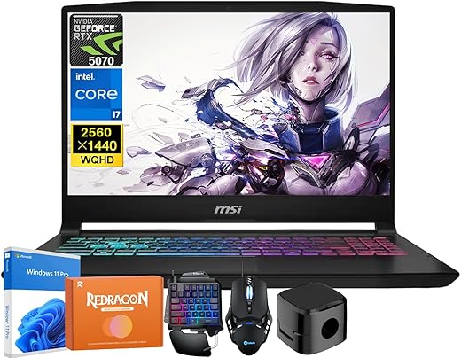 MSI Katana 15HX Gaming Laptop, i7, RTX 5070, 64GB RAM, 4TB SSD