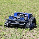 Tosaerba radiocomandato a benzina, 7,5 CV, larghezza di taglio 55 cm, capacità di sollevamento 45°, altezza di taglio regolabile 2-15 cm, per giardino, prato, agricoltura, pendenze complesse