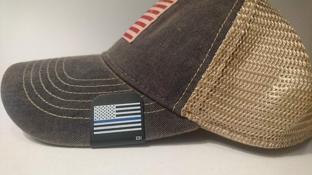 Brim-it Hat Clip Thin Blue Line American Flag