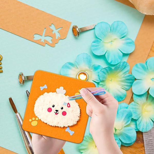 Sewing Doll Kit - Diy Plush Animal Crafting Kit For Kids, Handmade Cartoon Doll Sewing Set With Decals, Educational Craft Activity Toy, Beginner Sewings For Creative Learning Birthday Holiday Gif - 3