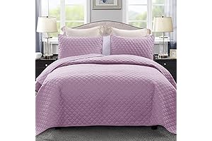Exclusivo Mezcla Ultrasonic Reversible Twin Quilt Bedding Set: Snuggle in Style and Comfort