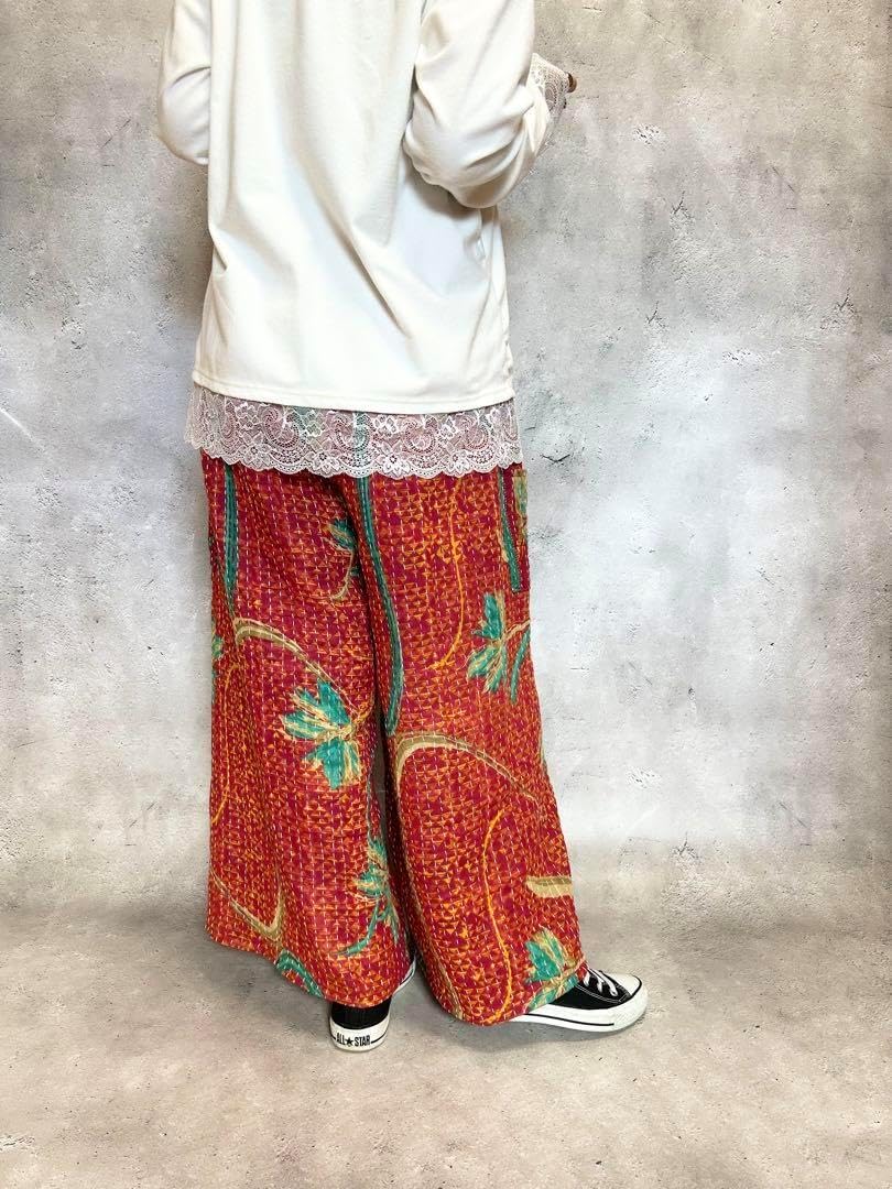 カンタキルト ラリーキルト カンタパンツ 刺し子パンツ