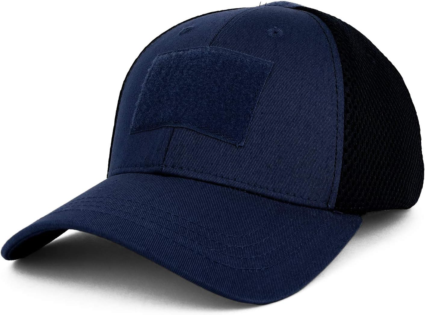 Armycrew Hook and Loop Patch Flex Fitting Tactical Air Mesh Back Cap
