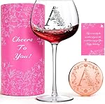 Personalized Wine Glass Gifts for Women, Custom A–Z Initial Wine Glasses, Monogrammed Birthday Gifts for Women Mom, Friend, Sister, Wife (Letter K)