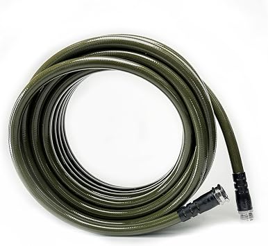 Water Right Polyurethane Garden Hose, 25 Ft, Non-toxic, 5/8 ID, Olive