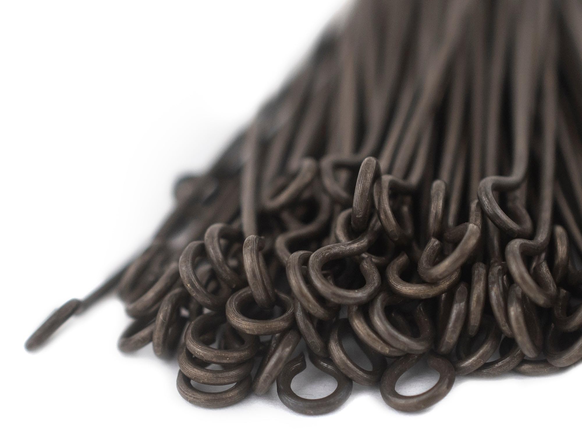 TheBeadChest Antiqued Brass 21 Gauge 1.5 Inch Eye Pins (Approx 100 pieces)