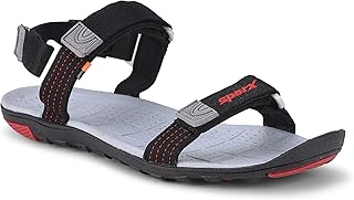 sparx mens SS 414 | Latest, Daily Use, Stylish Floaters | Black Sport Sandal - 7 UK (SS 414)-picture-55