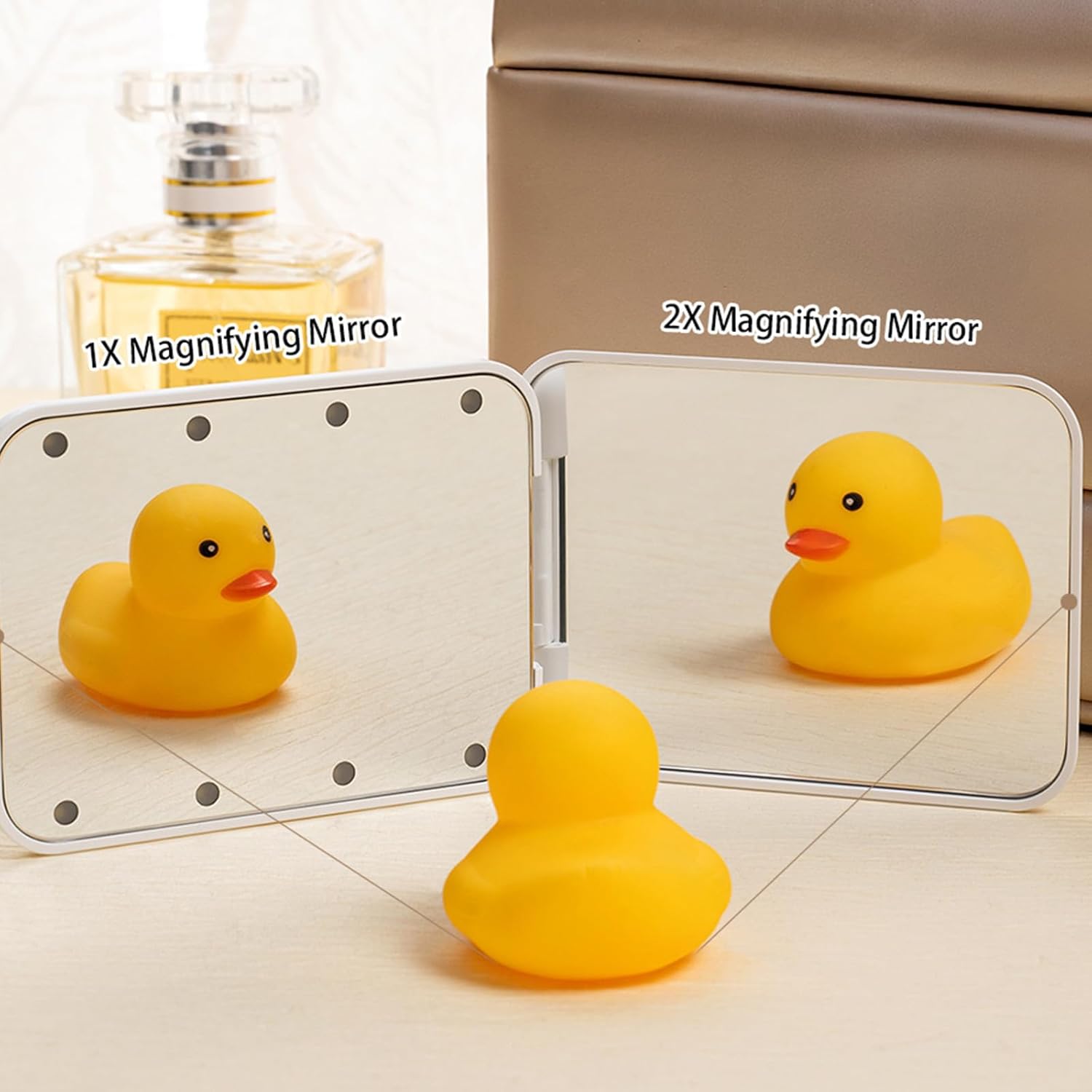 callie Personalized Travel Makeup Mirror, Custom Cartoon Character Birth Flower with Name on Portable Mirror, Pocket Mirror for Women, Birthday Gifts for Women