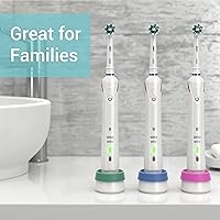 Vista 5 de Funda de silicona limpia para base de cargador de cepillo de dientes Oral-B - Enjuaga rápidamente la suciedad - Identificadores coloridos