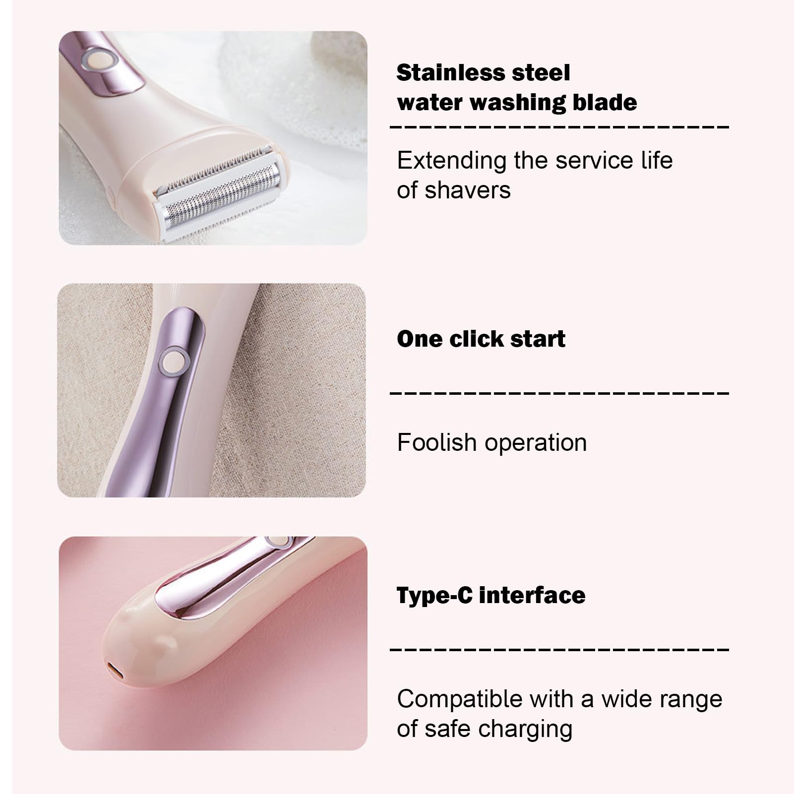 Bikini Trimmer Für en Wiederaufladbare Rasierer Für Die Körperrasur Der | Trimmer Für Den Intimbereich Für Das Zuhause, Reisen, Urlaub, Die Wohnung, Studentenwohnheim Und Das