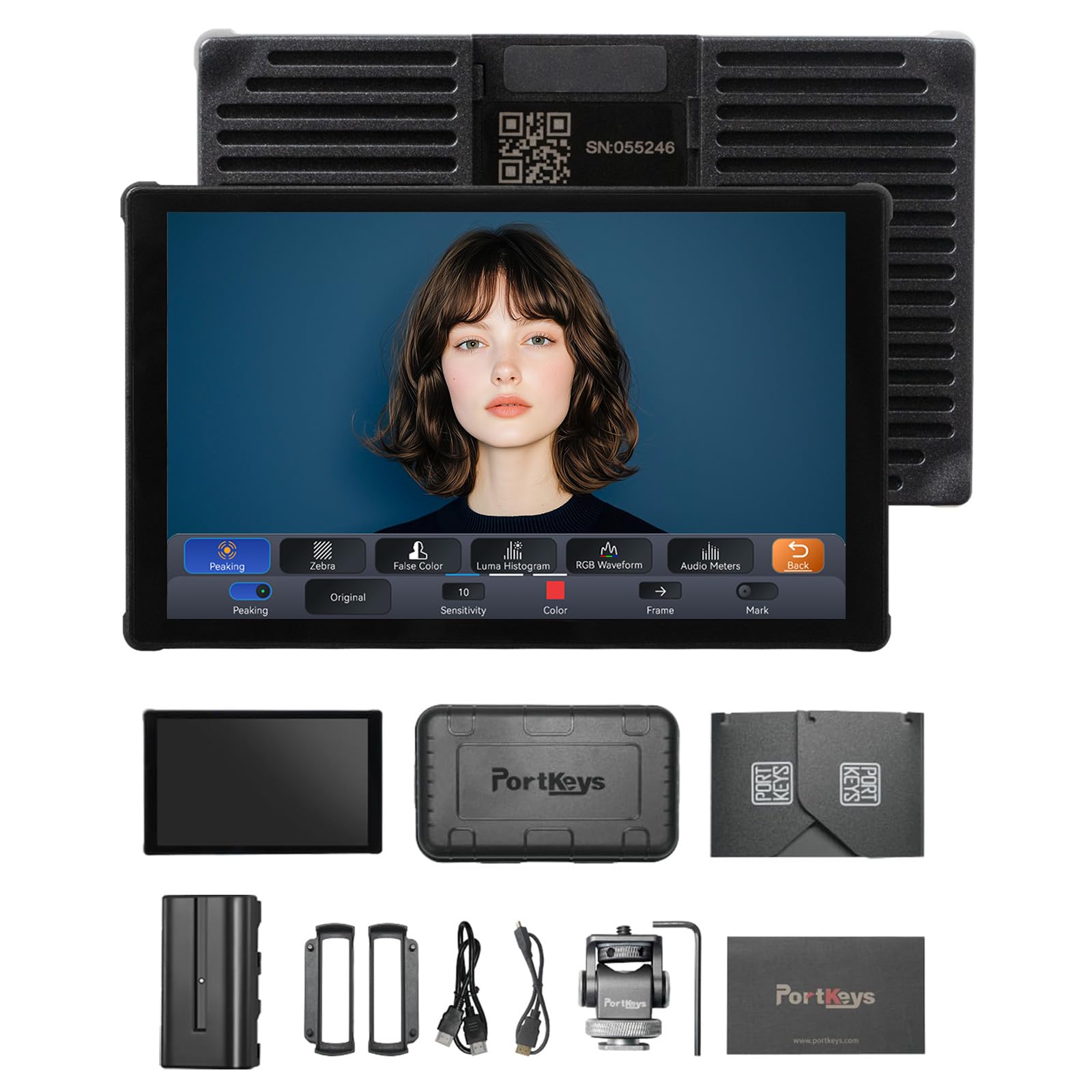 Amazon.co.jp: Portkeys PT5 III カメラモニター 5.4インチ 800nits