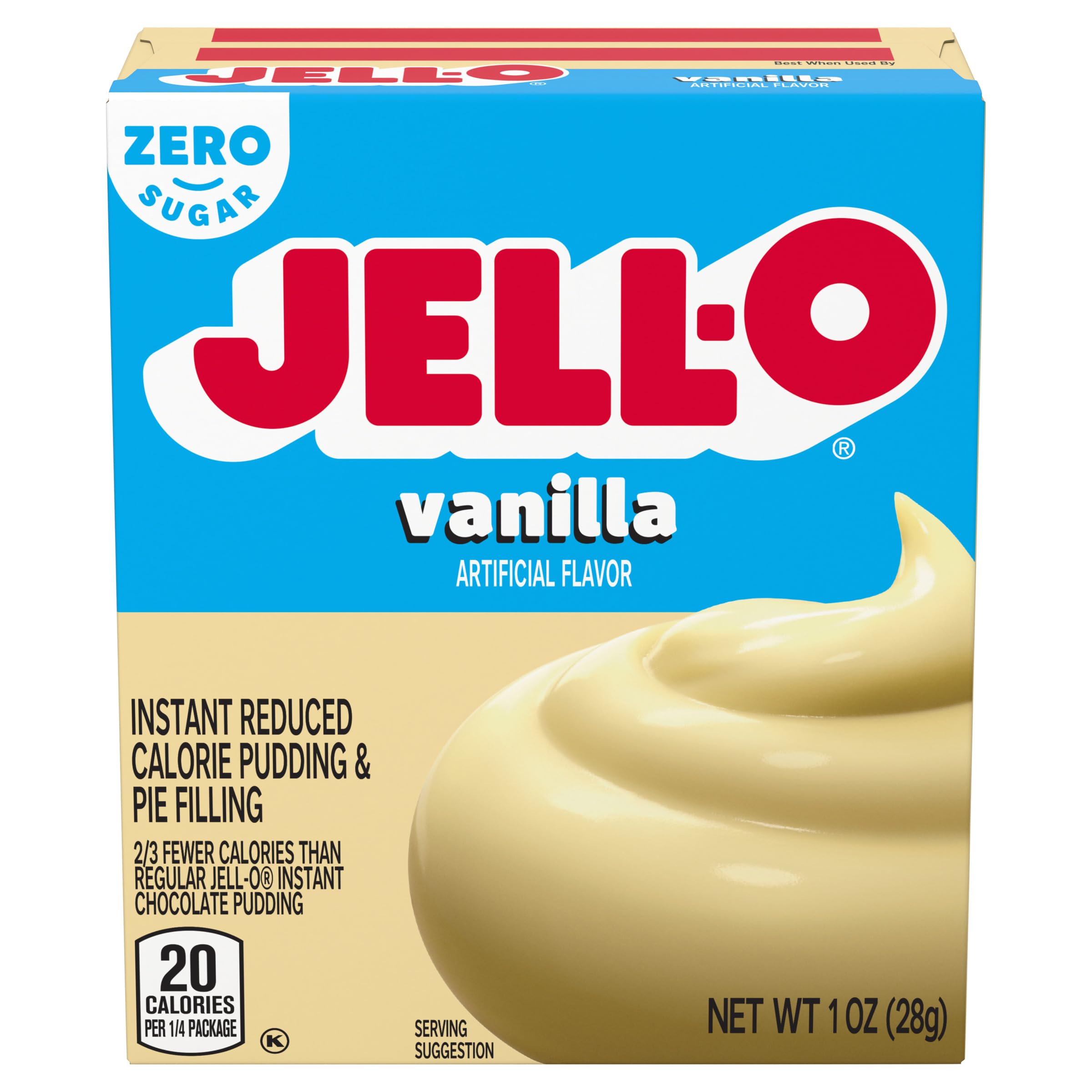 Jell-OSugar Freefat Free Instant Pudding and Pie Filling, Vanilla, 1Ounce Box 1 Units