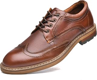 Arkbird Mens Dress Shoes, Lace Up Leather Oxford