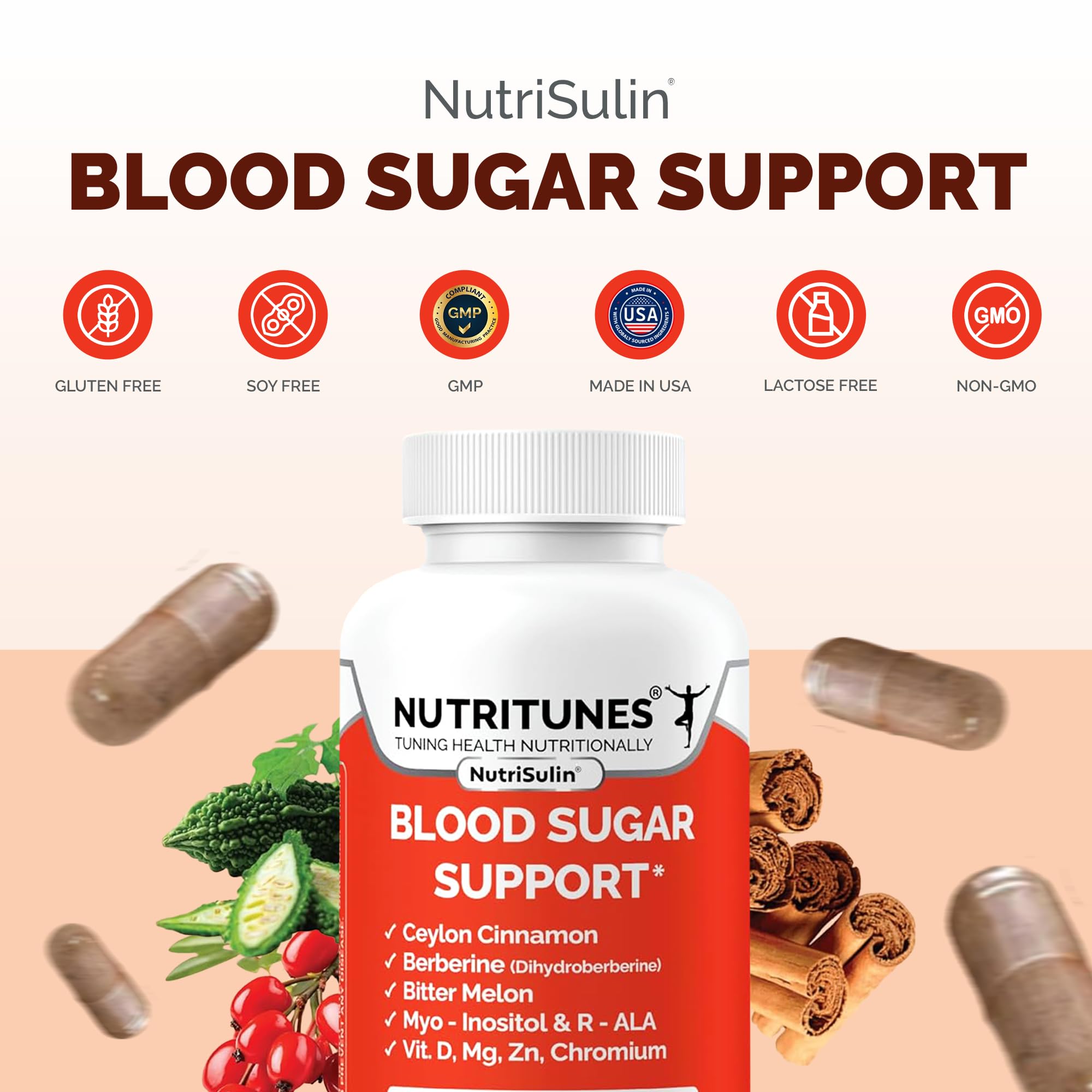 NutriSulin Blood Sugar Support - 90 Capsules — Amazon image 4