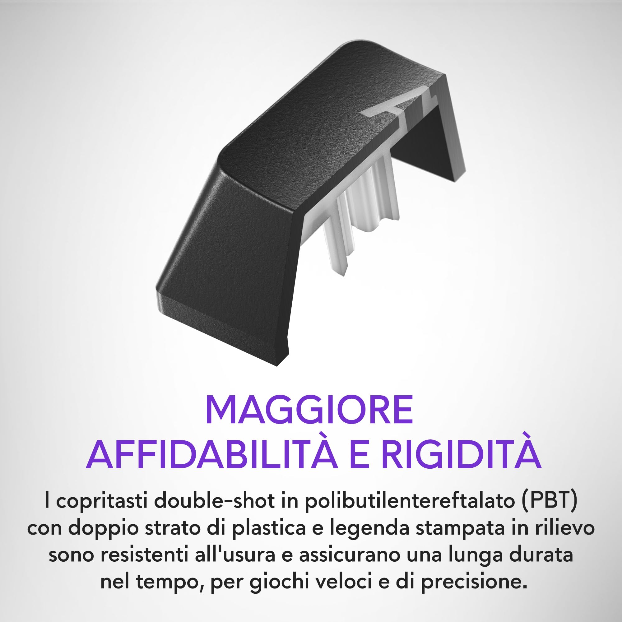 Alienware Tastiera gaming cablata AW420K, Cherry MX Red, RGB per tasto | Connessione USB, Altezza regolabile, N-key rollover, Dark Side of the Moon, Cavo USB-C 2 m