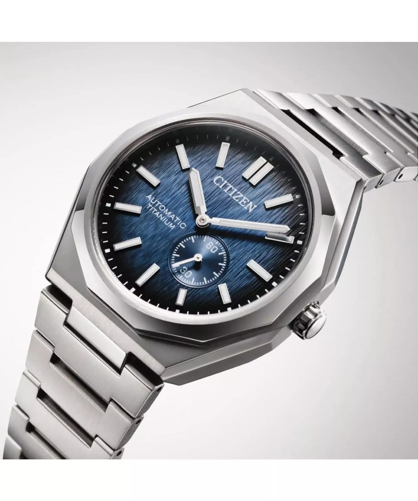 Citizen NK5020 Herren-Automatik-Uhr Zenshin 60 Super Titanium mit Titan Gliederband und Saphirglas